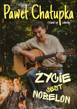 Przemyśl Wydarzenie Stand-up Paweł Chałupka - nowy program: Życie jest nobelon