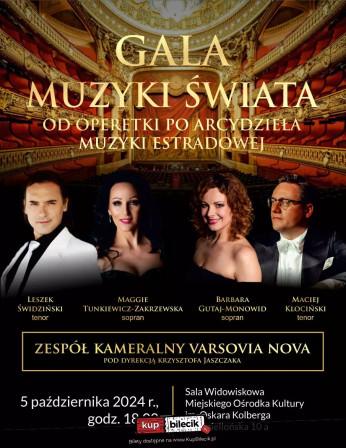 Przeworsk Wydarzenie Koncert GALA MUZYKI ŚWIATA opera, operetka, musical, estrada